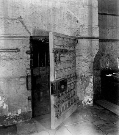 Door to Newgate Prison by English Photographer